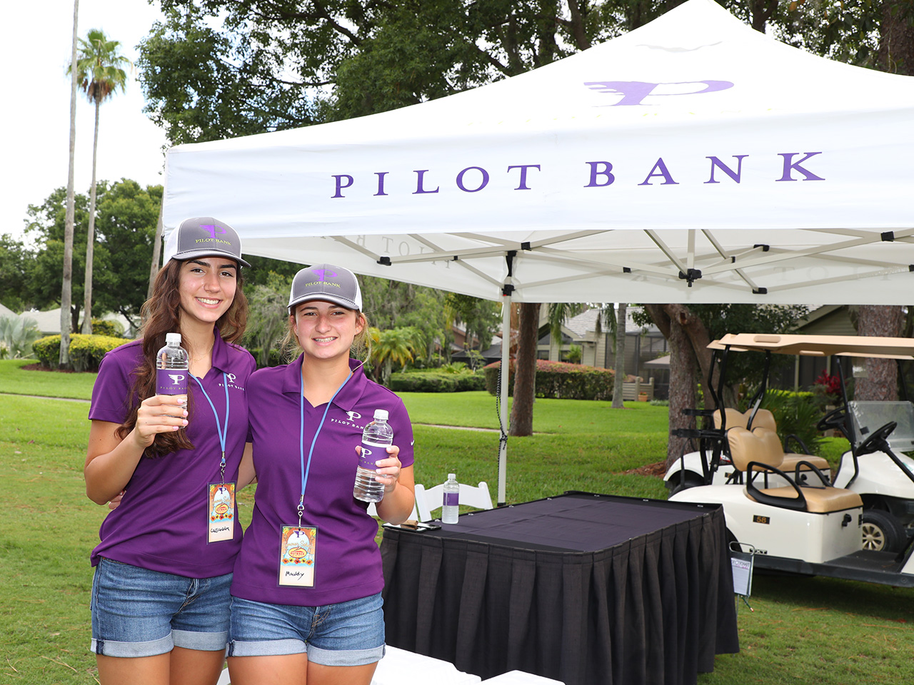Pilot Water station on the course